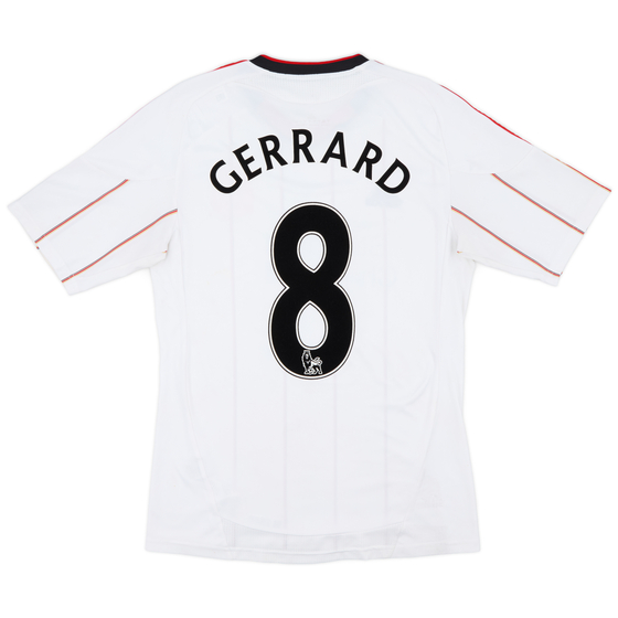 2010-11 Liverpool Away Shirt Gerrard #8 - 6/10 - (S)
