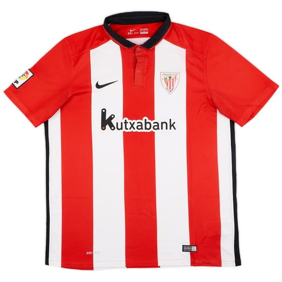 2015-16 Athletic Bilbao Home Shirt - 9/10 - (XL)