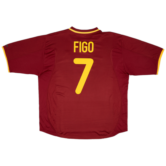 2000-02 Portugal Home Shirt Figo #7 - 9/10 - (XL)