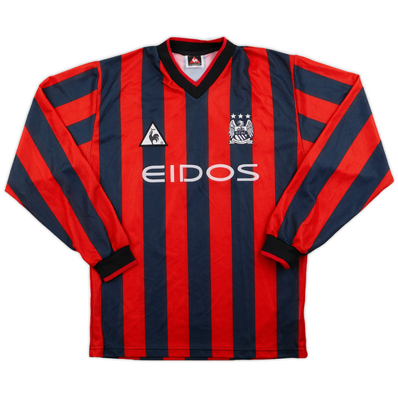 1999-02 Manchester City Third L/S Shirt #17 - 8/10 - (M.Boys)