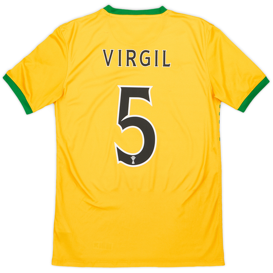 2013-14 Celtic Away Shirt Virgil #5 - 6/10 - (S)