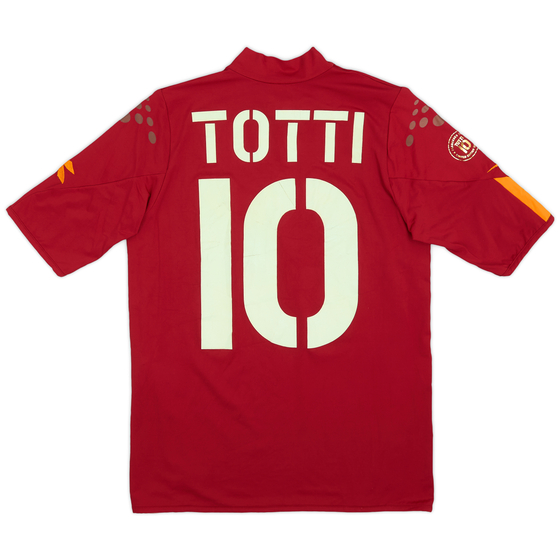 2004-05 Roma Home Shirt Totti #10 - 5/10 - (M)