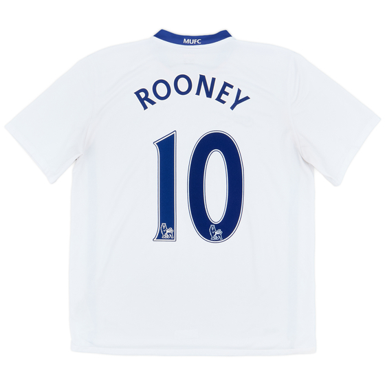 2008-10 Manchester United Away Shirt Rooney #10 - 9/10 - (L)