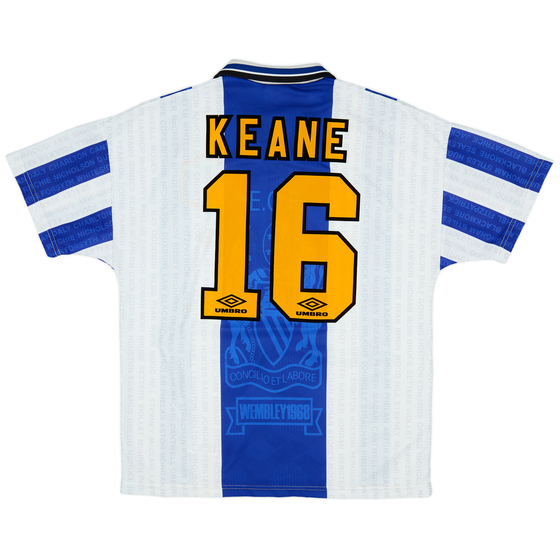 1994-96 Manchester United Third Shirt Keane #16 - 8/10 - (L)