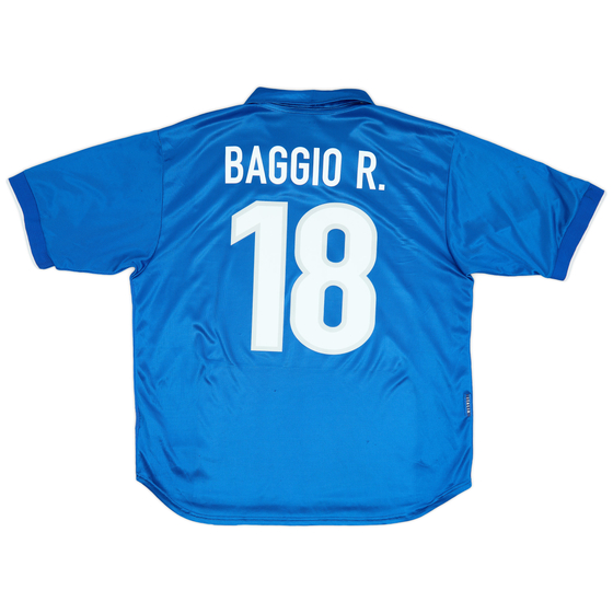 1997-98 Italy Home Shirt Baggio R. #18 - 5/10 - (XL)