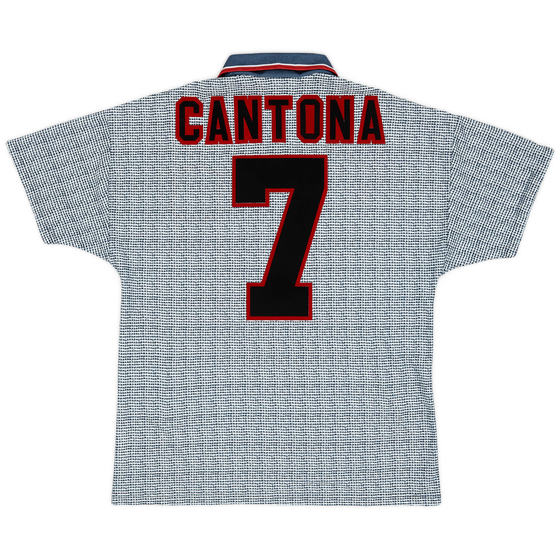 1995-96 Manchester United Away Shirt Cantona #7 - 8/10 - (M)