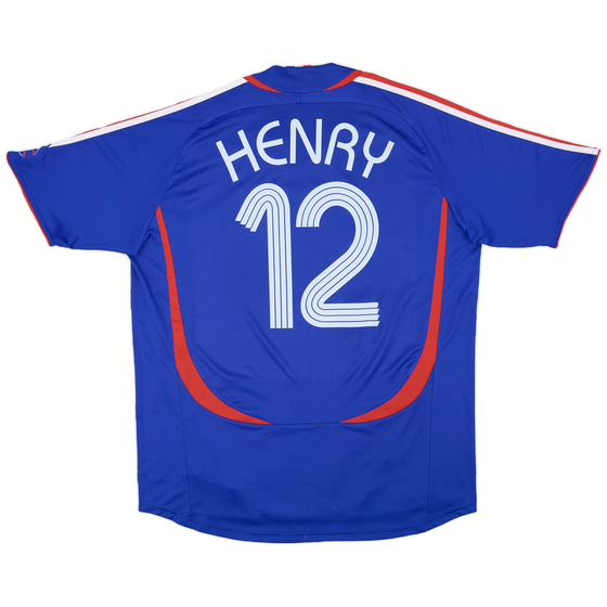 2006-07 France Home Shirt Henry #12 - 8/10 - (XL)