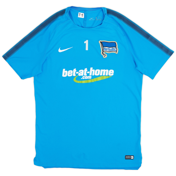 2017-18 Hertha Berlin Player Issue Training Shirt #1 - 8/10 - (XL)
