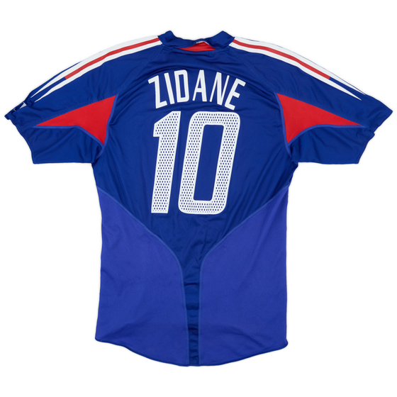 2004-06 France Home Shirt Zidane #10 - 5/10 - (M)