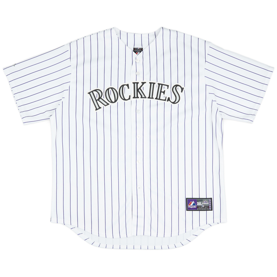 2009-11 Colorado Rockies Jimenez #38 Majestic Home Jersey (Excellent) XL