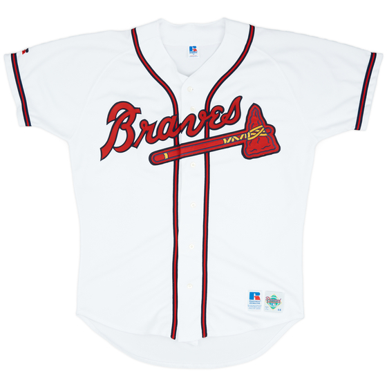 1993-99 Atlanta Braves Authentic Russell Athletic Home Jersey (Excellent) L
