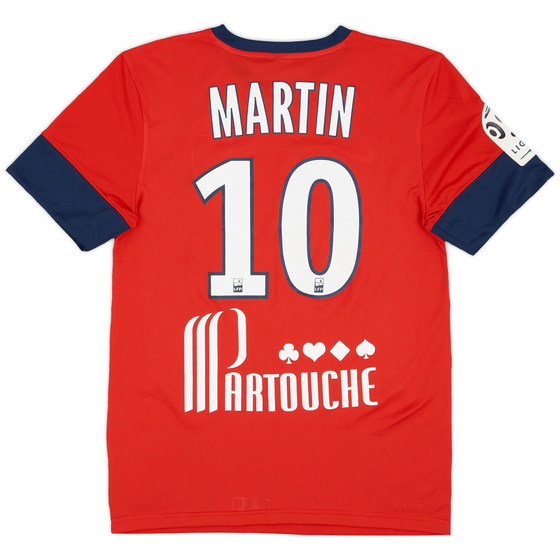 2013-14 Lille Home Shirt Martin #10 - 8/10 - (M)