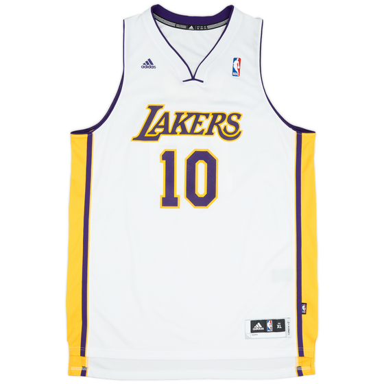 2012-14 LA Lakers Nash #10 adidas Swingman Alternate Jersey (Excellent) XL