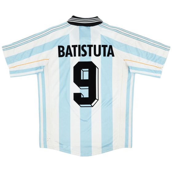 1998-99 Argentina Home Shirt Batistuta #9 - 7/10 - (M)