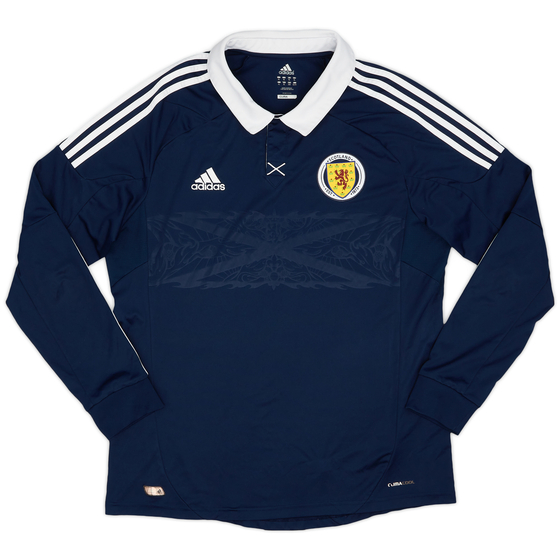 2011-13 Scotland Home L/S Shirt- 8/10 - (XL)