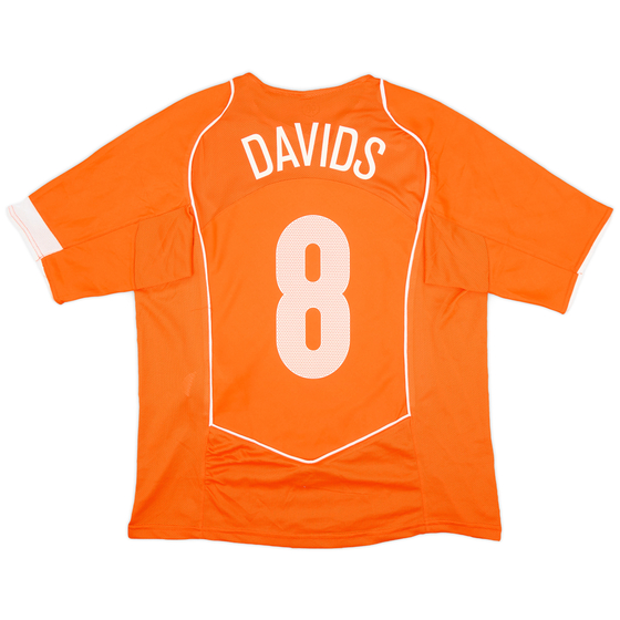 2004-06 Netherlands Home Shirt Davids #8 - 8/10 - (L)