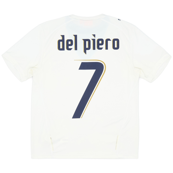 2006 Italy Away Shirt Del Piero #7 - 8/10 - (XL.Boys)