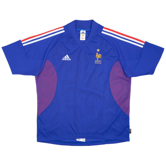 2002-04 France 'Signed' Home Shirt - 9/10 - (L)