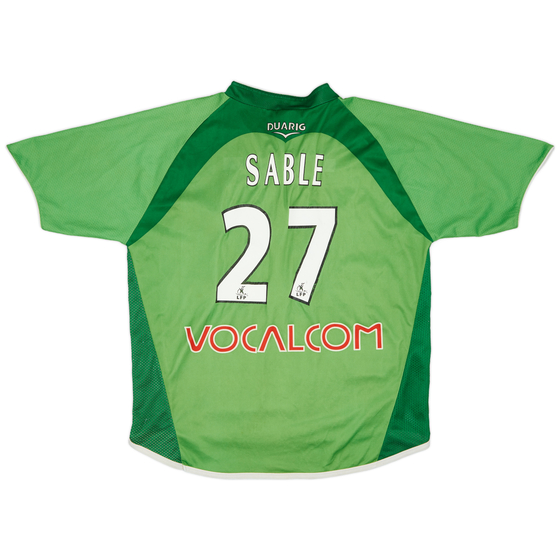 2004-05 Saint Etienne Home Shirt Sable #27 - 5/10 - (L)
