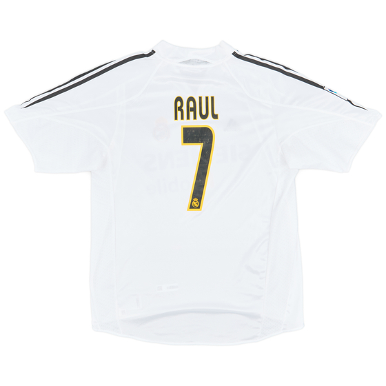 2004-05 Real Madrid Home Shirt Raul #7 - 6/10 - (L)