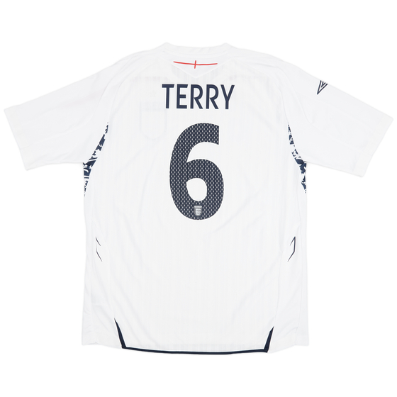 2007-09 England Home Shirt Terry #6 - 7/10 - (XL)