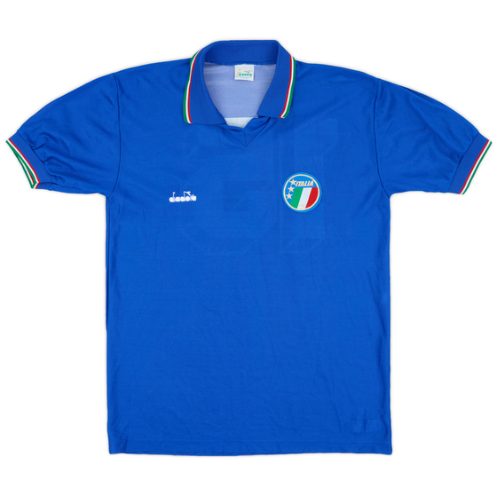 1986-90 Italy Home Shirt #15 (Baggio) - 5/10 - (M)