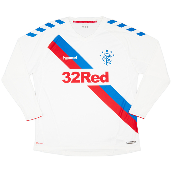 2018-19 Rangers Away L/S Shirt - 9/10 - (3XL)