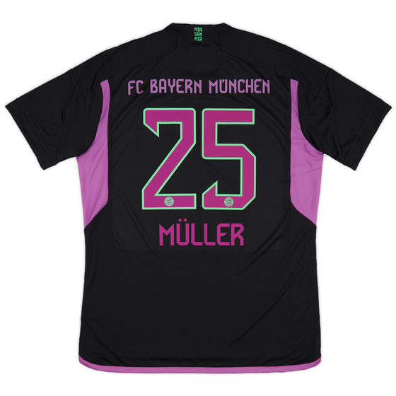 2023-24 Bayern Munich Away Shirt Müller #25