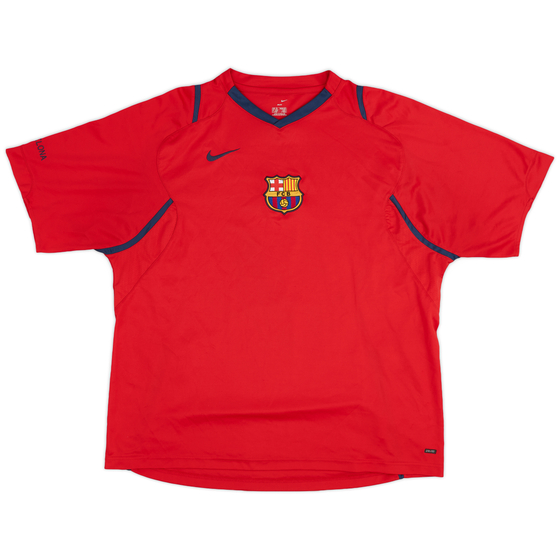 2006-07 Barcelona Nike Training Shirt - 9/10 - (XL)