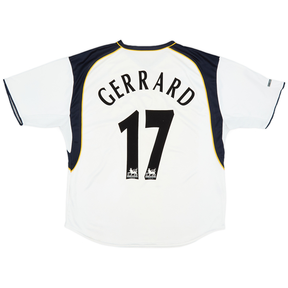 2001-03 Liverpool Away Shirt Gerrard #17 - 6/10 - (L)
