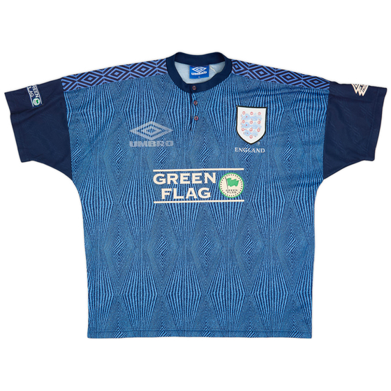 1996-98 England Umbro Training Shirt - 4/10 - (XL)