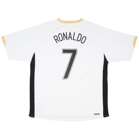 2006-08 Manchester United Away Shirt Ronaldo #7 - 8/10 - (XXL)