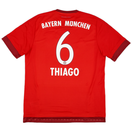 2015-16 Bayern Munich Home Shirt Thiago #6 - 7/10 - (L)