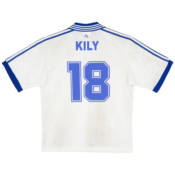 1997-99 Real Zaragoza Home Shirt Kily #18 - 8/10 - (M)