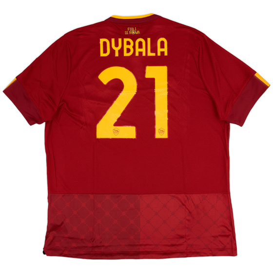 2022-23 Roma Home Shirt Dybala #21 (XXL)