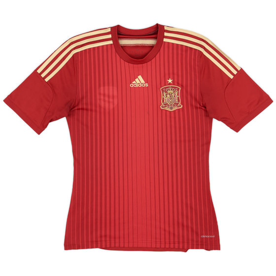 2013-15 Spain Home Shirt - 4/10 - (S)