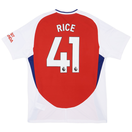 2024-25 Arsenal Home Shirt Rice #41