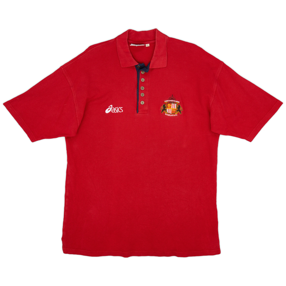 1998-99 Sunderland Asics Polo Shirt - 9/10 - (XXL)