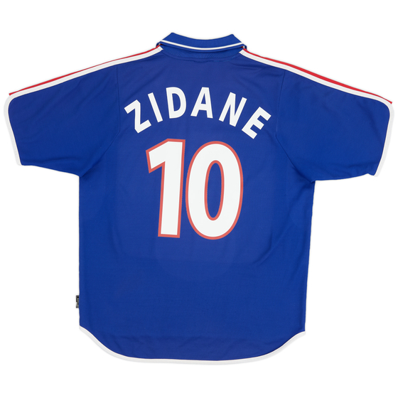 2000-02 France Home Shirt Zidane #10 - 5/10 - (L)