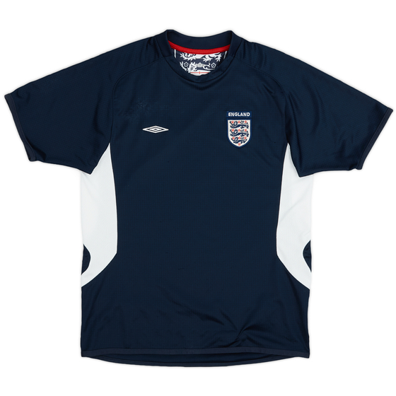 2005-06 England Umbro Training Shirt - 5/10 - (L.Boys)