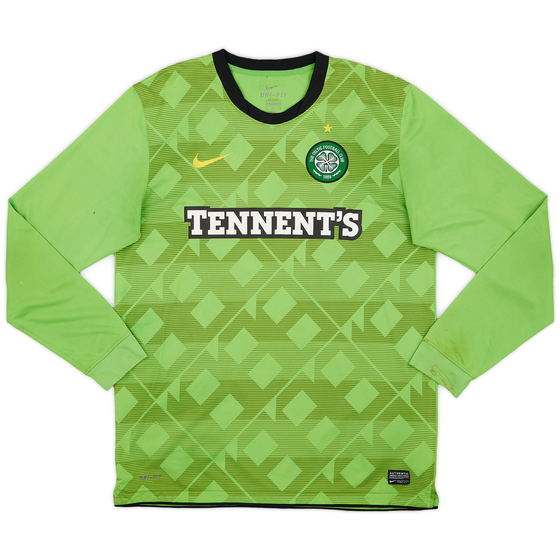 2010-11 Celtic Away L/S Shirt - 4/10 - (L)