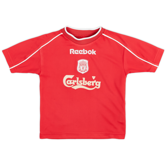 2000-02 Liverpool Home Shirt - 7/10 - (3-4 Years)