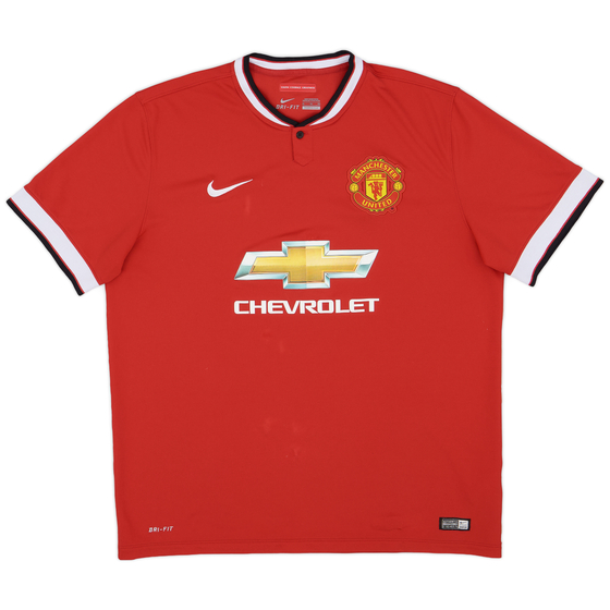 2014-15 Manchester United Home Shirt - 6/10 - (XL)
