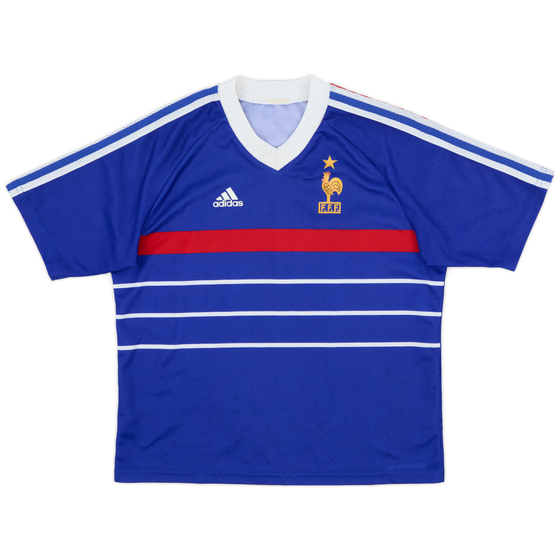 1998-00 France Basic Home Shirt - 8/10 - (XL.Boys)