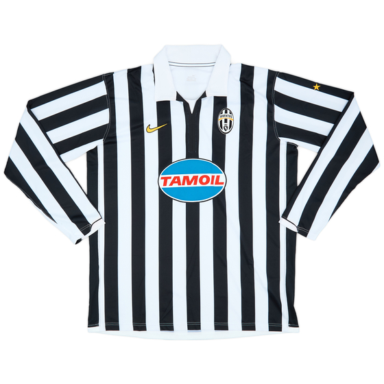 2006-07 Juventus Home L/S Shirt - 9/10 - (XL)