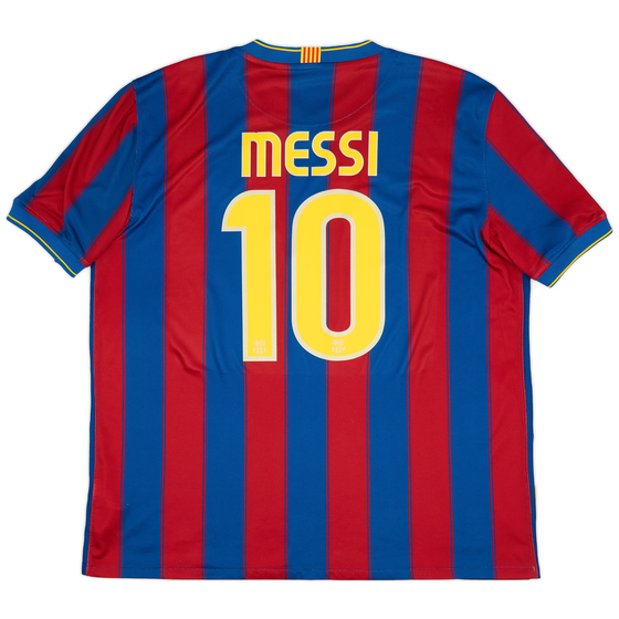 2009-10 Barcelona Home Shirt Messi #10 - 8/10 - (XXL)
