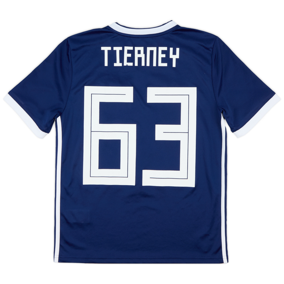 2017-19 Scotland Home Shirt Tierney #63 - 8/10 - (L.Boys)