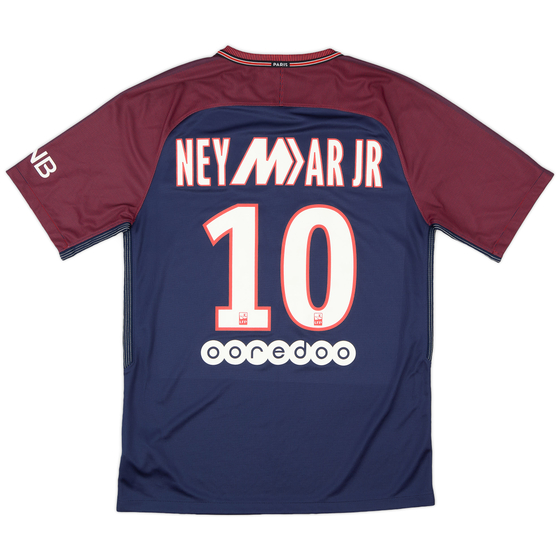 2017-18 Paris Saint-Germain Home Shirt Neymar Jr #10 - 9/10 - (M)