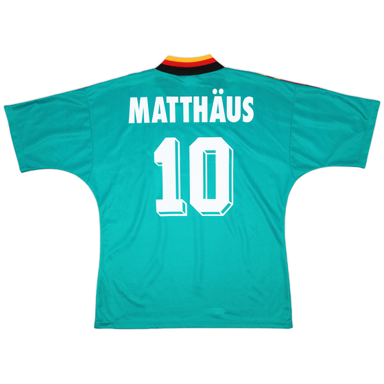 1994-96 Germany Away Shirt Matthaus #10 - 8/10 - (L)