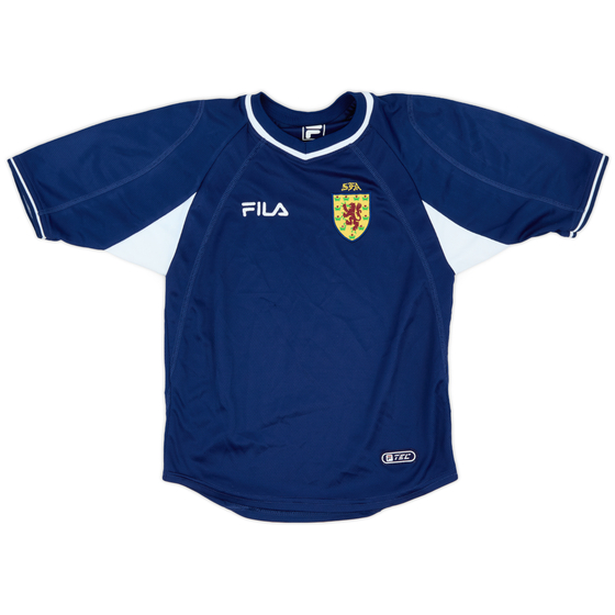 2000-02 Scotland Home Shirt - 8/10 - (M.Boys)